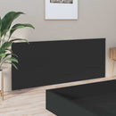 vidaXL fekete szerelt fa ágyfejtámla 200x1,5x80 cm