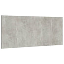 vidaXL betonszürke szerelt fa ágyfejtámla 200x1,5x80 cm