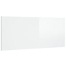 vidaXL magasfényű fehér szerelt fa ágyfejtámla 200 x 1,5 x 80 cm