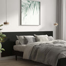 vidaXL fekete szerelt fa fali fejtámla 240 x 1,5 x 80 cm
