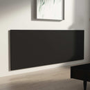 vidaXL fekete szerelt fa fali fejtámla 240 x 1,5 x 80 cm