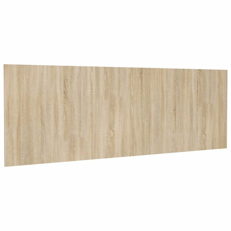 vidaXL sonoma tölgy színű szerelt fali fejtámla 240 x 1,5 x 80 cm