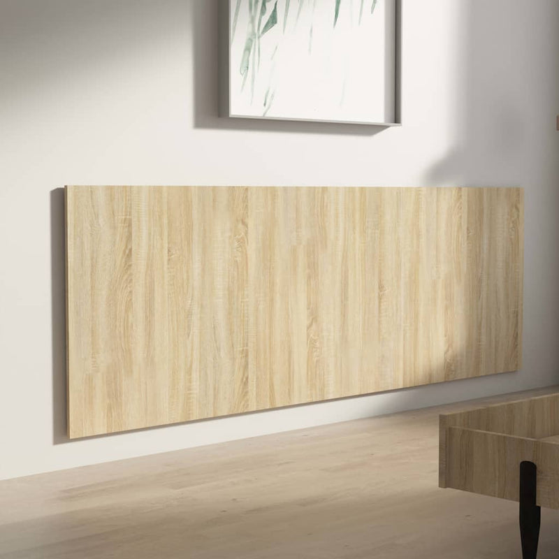 vidaXL sonoma tölgy színű szerelt fali fejtámla 240 x 1,5 x 80 cm