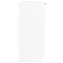 vidaXL fehér szerelt fa tálalóasztal 60 x 30 x 70 cm