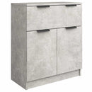 vidaXL betonszürke szerelt fa tálalóasztal 60 x 30 x 70 cm