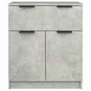 vidaXL betonszürke szerelt fa tálalóasztal 60 x 30 x 70 cm