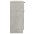vidaXL betonszürke szerelt fa tálalóasztal 60 x 30 x 70 cm