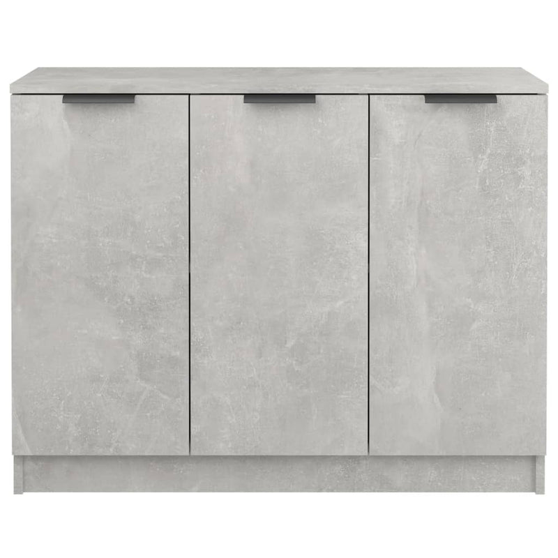 vidaXL betonszürke szerelt fa tálalóasztal 90,5x30x70 cm