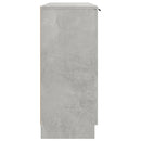 vidaXL betonszürke szerelt fa tálalóasztal 90,5x30x70 cm