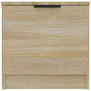 vidaXL 2 db sonoma tölgy színű éjjeliszekrény 40 x 39 x 40 cm