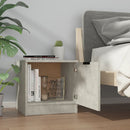 vidaXL 2 db betonszürke éjjeliszekrény 40 x 39 x 40 cm