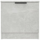 vidaXL 2 db betonszürke éjjeliszekrény 40 x 39 x 40 cm