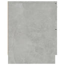 vidaXL 2 db betonszürke szerelt fa éjjeliszekrény