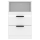 vidaXL fehér szerelt fa éjjeliszekrény