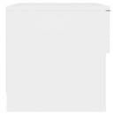 vidaXL 2 db fehér szerelt fa éjjeliszekrény