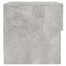 vidaXL 2 db betonszürke szerelt fa éjjeliszekrény