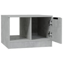 vidaXL betonszürke szerelt fa dohányzóasztal 50 x 50 x 36 cm