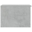 vidaXL betonszürke szerelt fa dohányzóasztal 50 x 50 x 36 cm