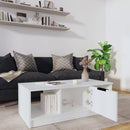 vidaXL fehér szerelt fa dohányzóasztal 102x50x36 cm