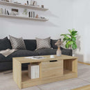vidaXL sonoma tölgy színű szerelt fa dohányzóasztal 102 x 50 x 36 cm