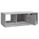 vidaXL betonszürke szerelt fa dohányzóasztal 102 x 50 x 36 cm