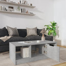 vidaXL betonszürke szerelt fa dohányzóasztal 102 x 50 x 36 cm