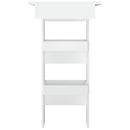 vidaXL fehér fatermék fali bárasztal 102 x 45 x 103,5 cm