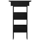 vidaXL fekete fatermék fali bárasztal 102 x 45 x 103,5 cm