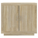 vidaXL sonoma-tölgyszínű szerelt fa tálalóasztal 80 x 40 x 75 cm