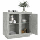 vidaXL betonszürke színű tálalószekrény 80 x 40 x 75 cm