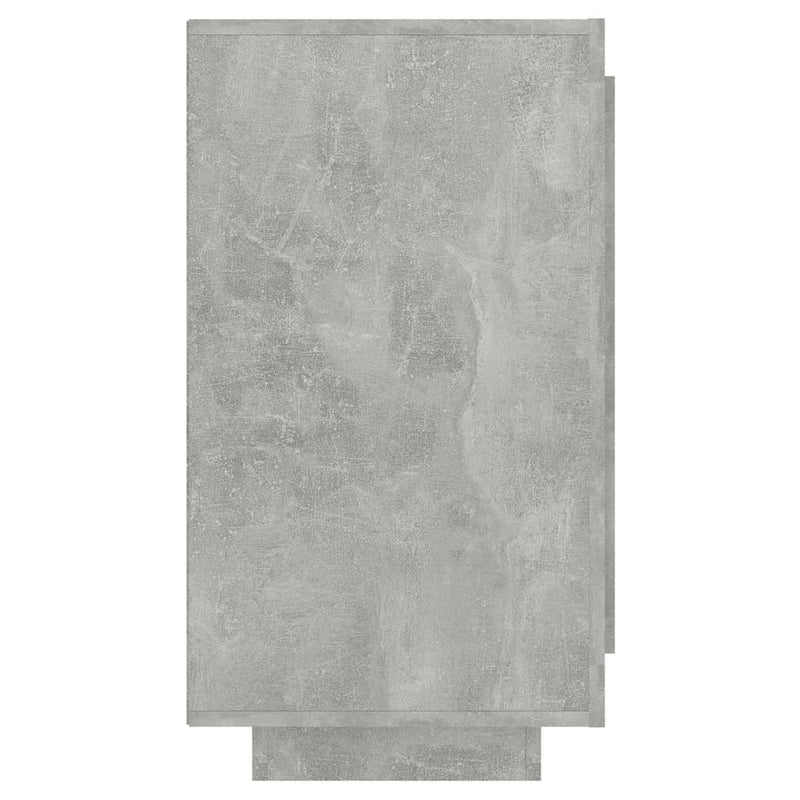 vidaXL betonszürke színű tálalószekrény 80 x 40 x 75 cm