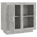 vidaXL betonszürke színű tálalószekrény 80 x 40 x 75 cm