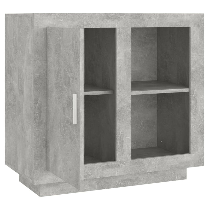 vidaXL betonszürke színű tálalószekrény 80 x 40 x 75 cm