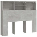 vidaXL betonszürke áthidaló szekrény 120 x 19 x 103,5 cm