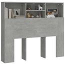 vidaXL betonszürke áthidaló szekrény 120 x 19 x 103,5 cm