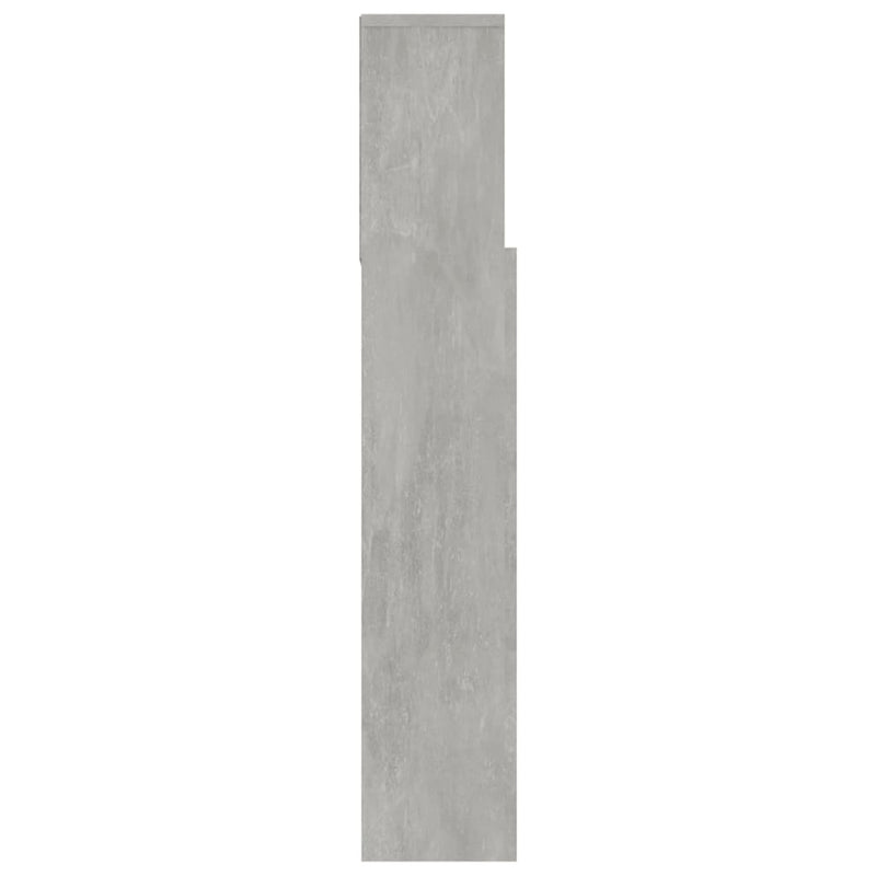 vidaXL betonszürke áthidaló szekrény 120 x 19 x 103,5 cm