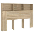 vidaXL Sonoma tölgyfa fejtámlás szekrény 140x19x103,5 cm