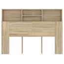 vidaXL Sonoma tölgyfa fejtámlás szekrény 140x19x103,5 cm