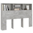 vidaXL betonszürke áthidaló szekrény 140 x 19 x 103,5 cm