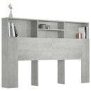 vidaXL betonszürke áthidaló szekrény 160 x 19 x 103,5 cm