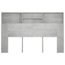 vidaXL betonszürke áthidaló szekrény 160 x 19 x 103,5 cm