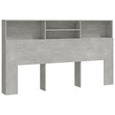 vidaXL betonszürke áthidaló szekrény 180 x 19 x 103,5 cm
