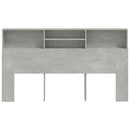 vidaXL betonszürke áthidaló szekrény 180 x 19 x 103,5 cm