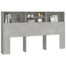 vidaXL betonszürke áthidaló szekrény 180 x 19 x 103,5 cm