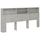 vidaXL betonszürke áthidaló szekrény 220 x 19 x 103,5 cm