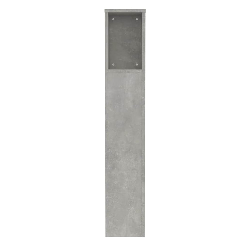 vidaXL betonszürke áthidaló szekrény 100 x 18,5 x 102,5 cm