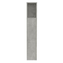 vidaXL betonszürke áthidaló szekrény 100 x 18,5 x 102,5 cm