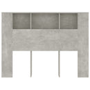 vidaXL betonszürke áthidaló szekrény 140 x 18,5 x 104,5 cm