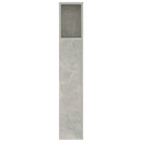 vidaXL betonszürke áthidaló szekrény 140 x 18,5 x 104,5 cm