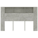 vidaXL betonszürke áthidaló szekrény 160 x 18,5 x 104,5 cm